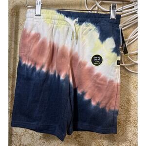 Art Class Kids Navy Tie Dye Casual Shorts NWT size Small 6/7